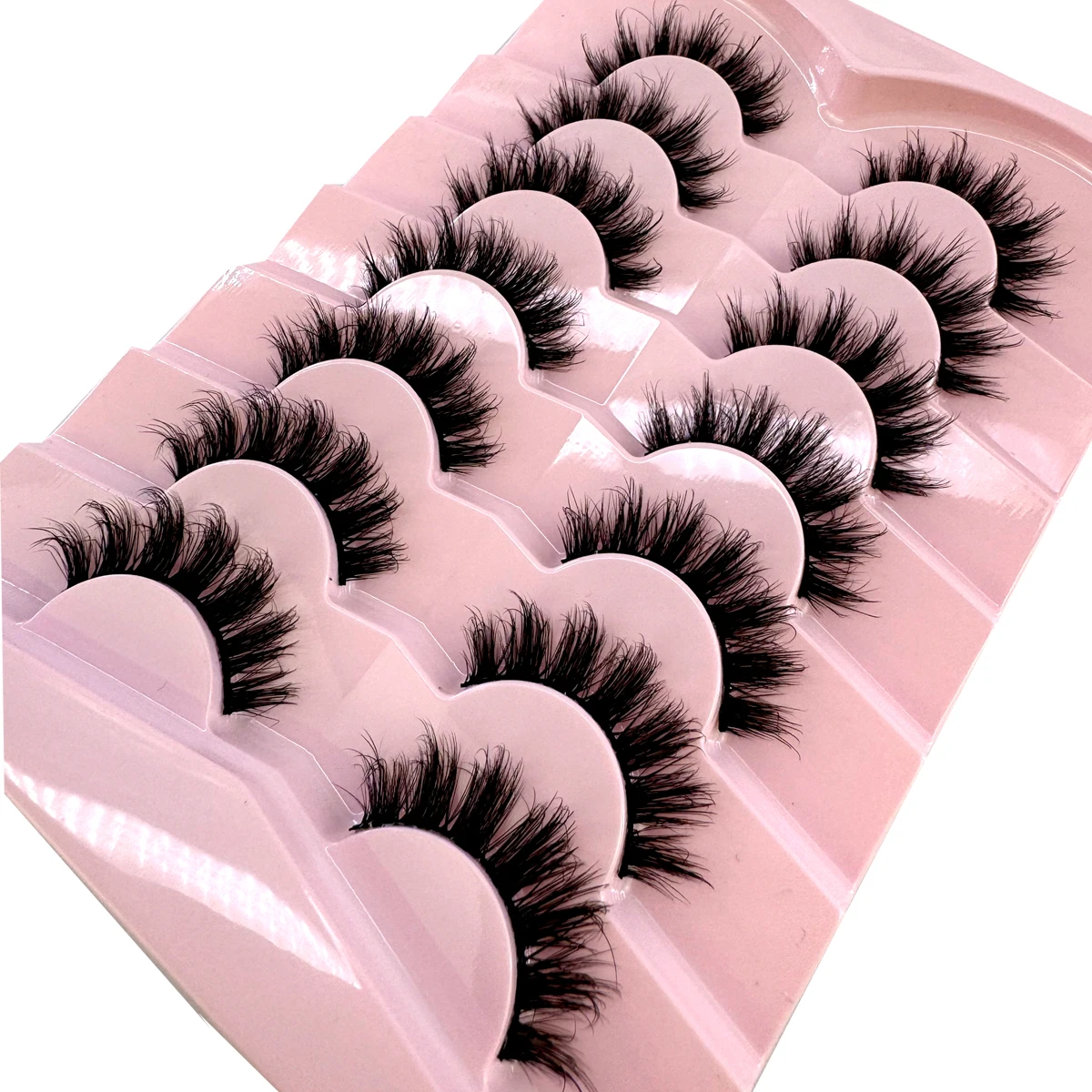 Eyelash Extension Volume Cat Eye - 7 أزواج من الرموش الصناعية الطويلة