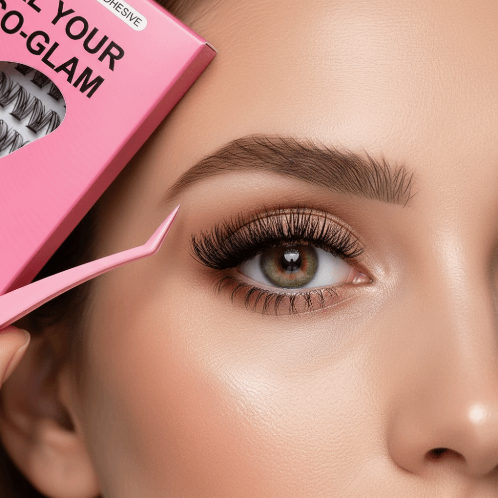 Eyelash Extension Natural Look - طقم تمديد الرموش بمظهر طبيعي للتركيب
