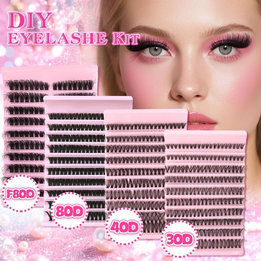 Eyelash Extension Natural Look - رموش صناعية بمظهر طبيعي، نمط خفيف،