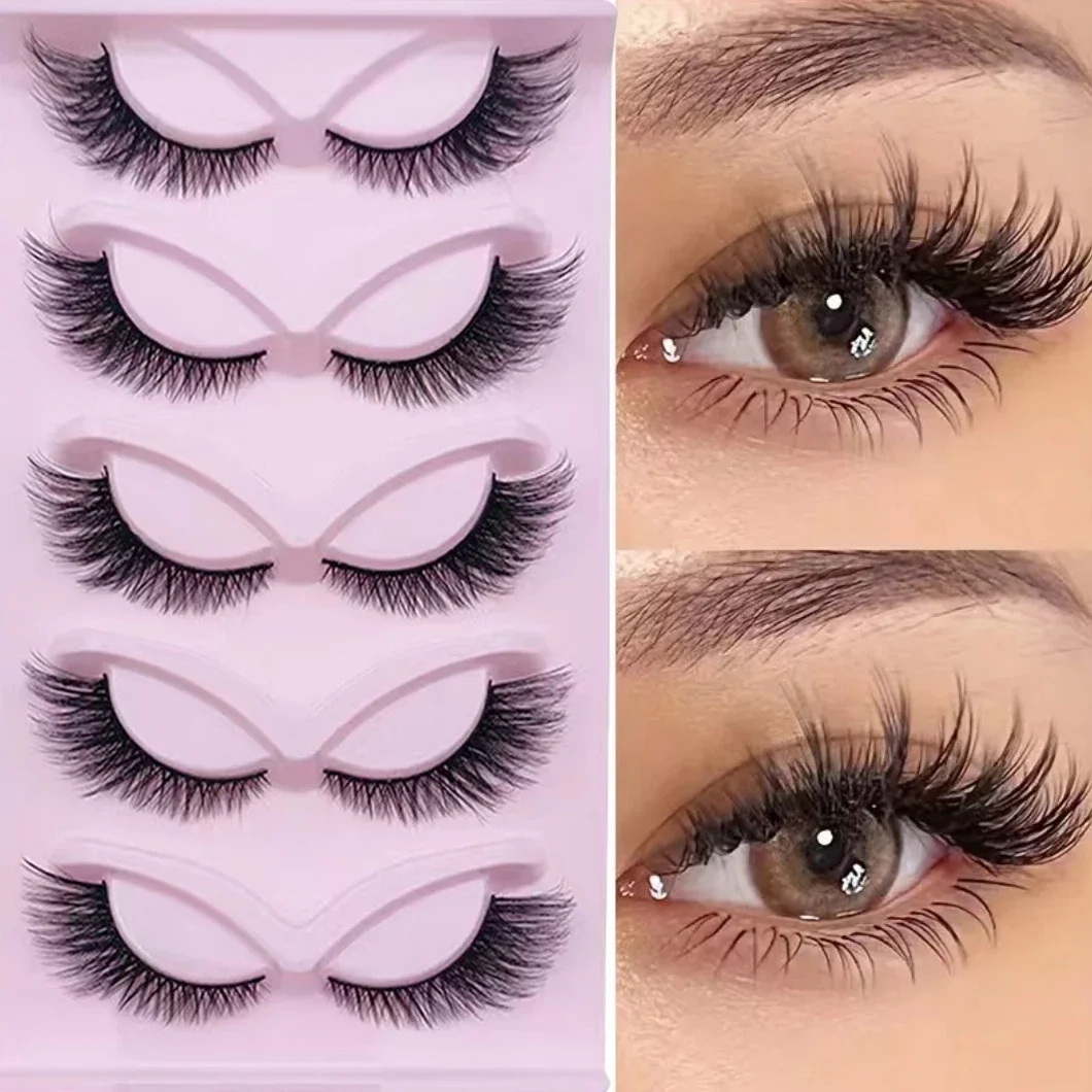 Eyelash Extension Cat Eye Wispy - وصلات رموش صناعية ناعمة ، رموش