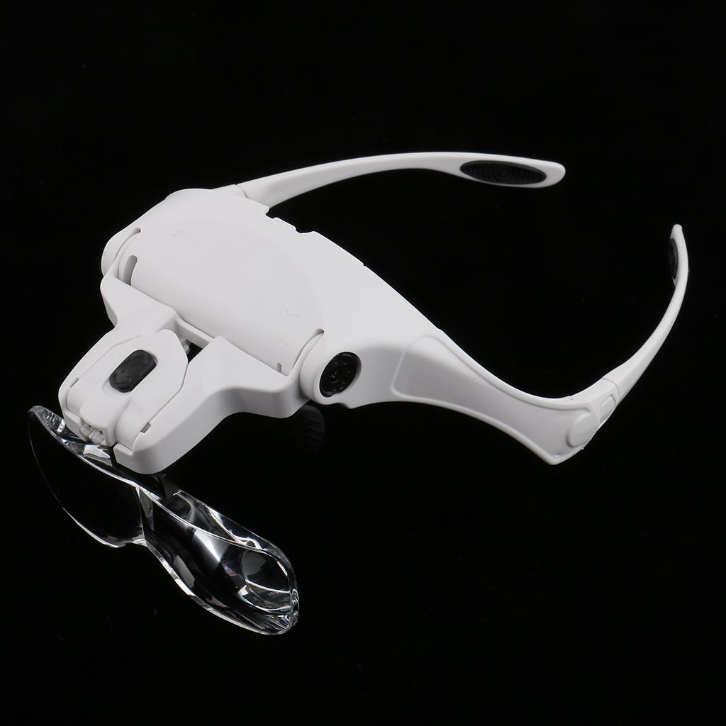 نظارات مكبرة مع إضاءة LED قابل - مراجعة Eyelash Extension With Glasses وسعره