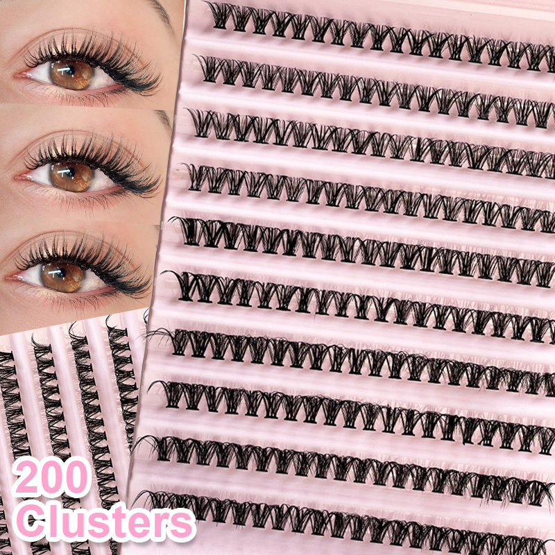 الفردية جلدة رمش tuft 8-16 ملل - مراجعة Eyelash Extension Natural Look وسعره