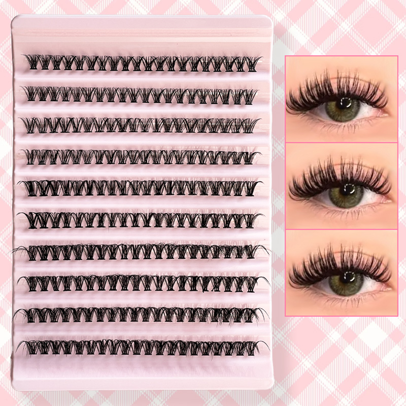 الفردية جلدة رمش tuft 8-16 ملل - مراجعة Eyelash Extension Natural Look وسعره