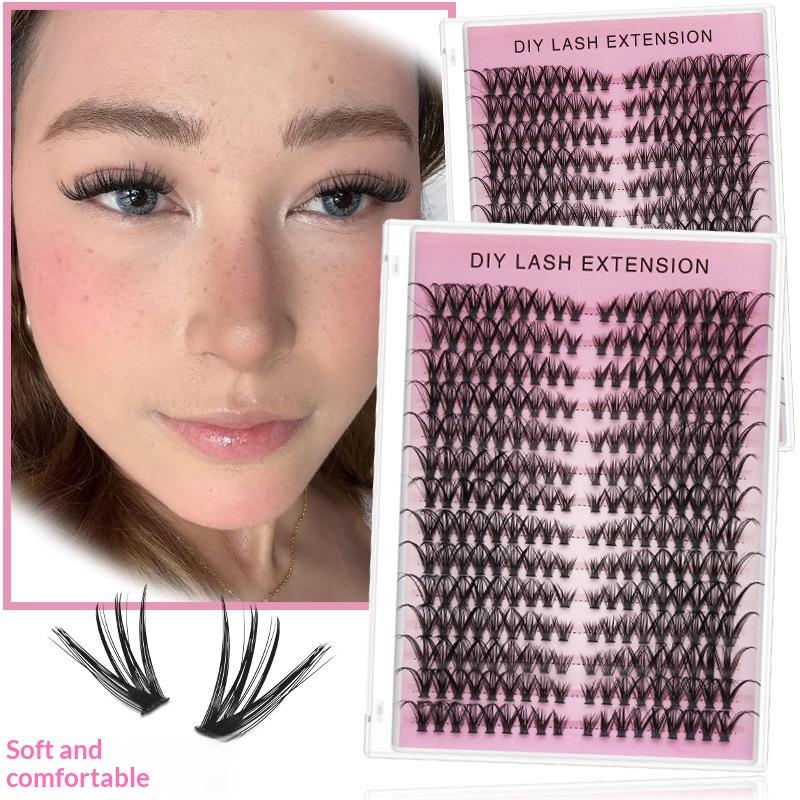 20 قطعة من الرموش الصناعية الف - مراجعة Eyelash Extension Natural Look وسعره