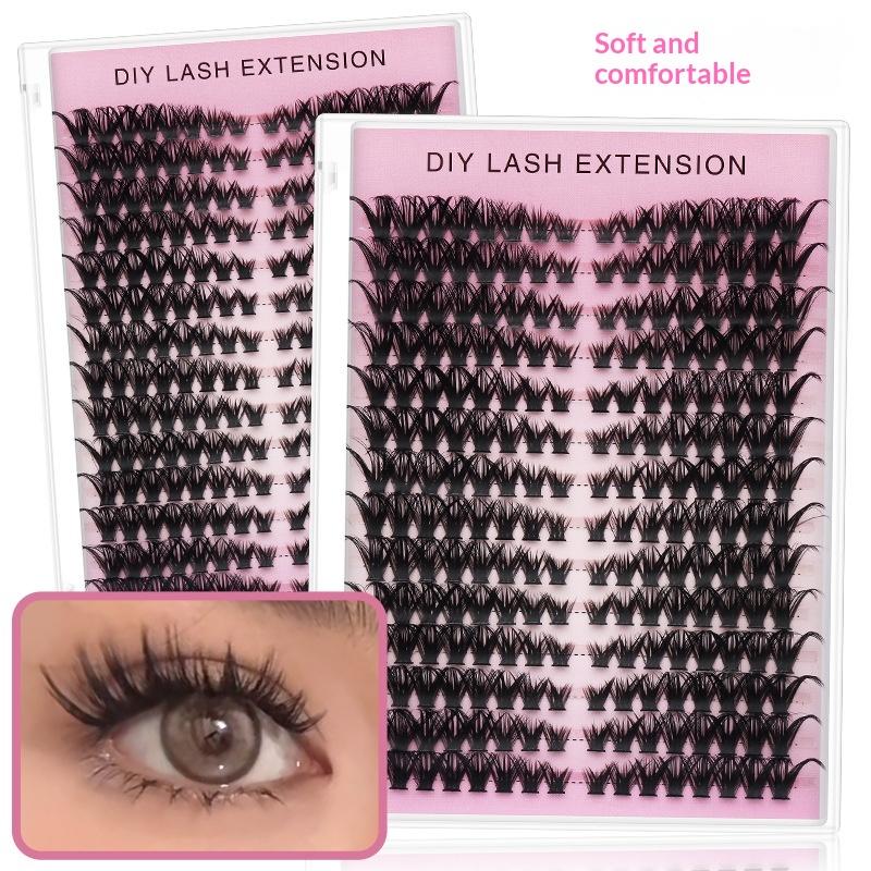 20 قطعة من الرموش الصناعية الف - مراجعة Eyelash Extension Natural Look وسعره