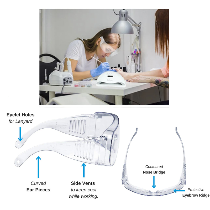 نظارات حماية من الأشعة فوق الب - مراجعة Eyelash Extension With Glasses وسعره