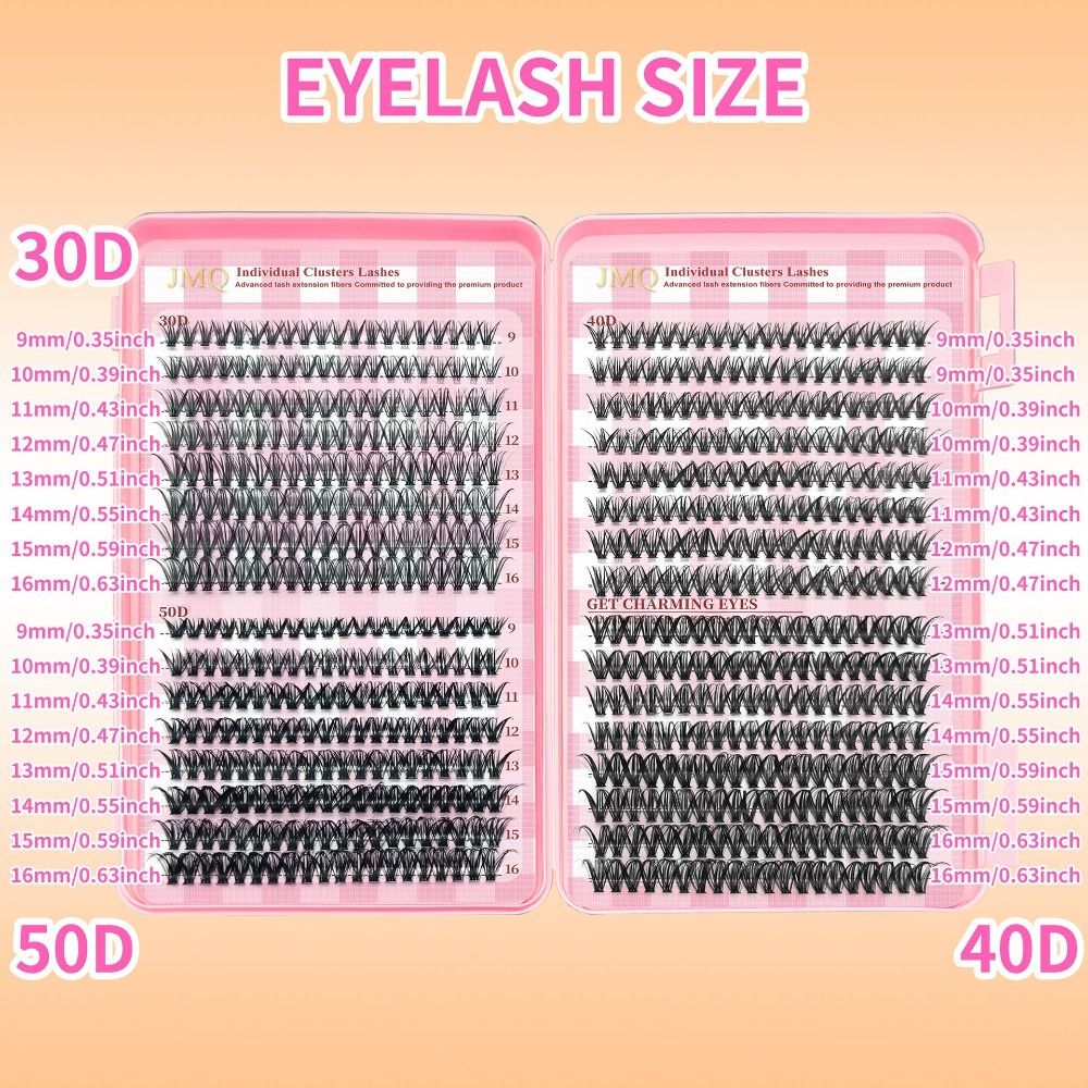 رموش صناعية بطول 9-16 مم، مظهر - مراجعة Eyelash Extension Natural Look وسعره