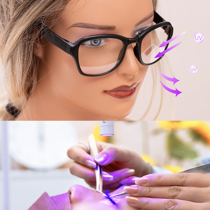 نظارات واقية من الأشعة فوق الب - مراجعة Eyelash Extension With Glasses وسعره