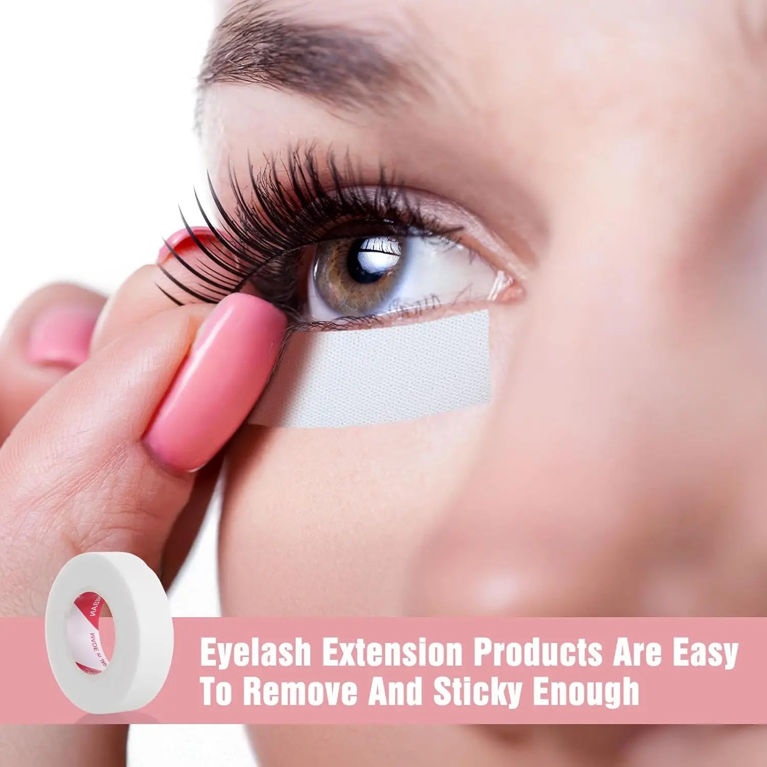 2/3/5 قطع شريط عازل ياباني لتم - مراجعة Eyelash Extension Japanese وسعره
