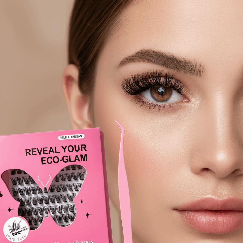 طقم تمديد الرموش بمظهر طبيعي ل - مراجعة Eyelash Extension Natural Look وسعره