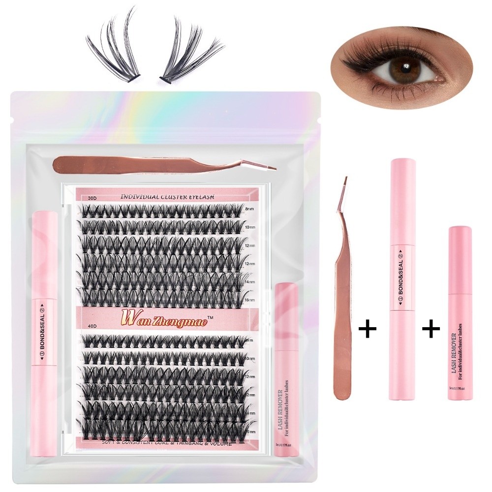رموش صناعية بطول 8-16 مم، طقم  - مراجعة Eyelash Extension Natural Look وسعره
