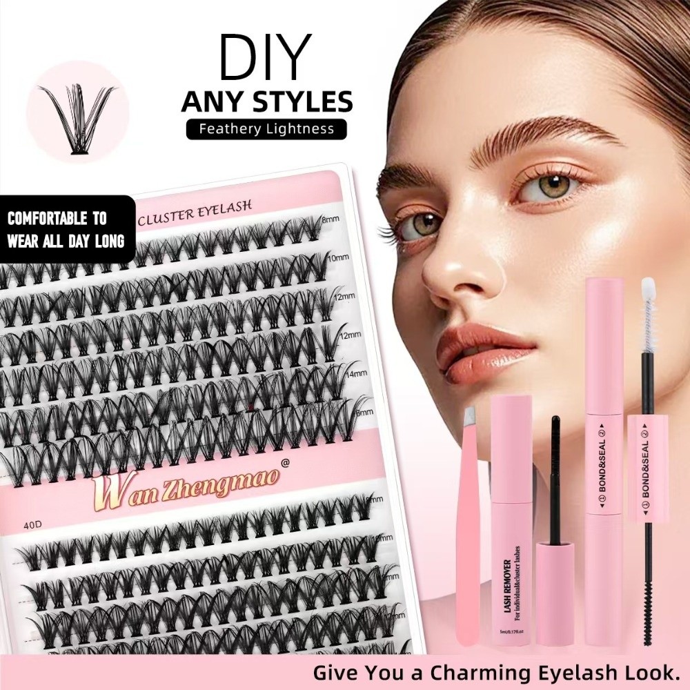 رموش صناعية بطول 8-16 مم، طقم  - مراجعة Eyelash Extension Natural Look وسعره
