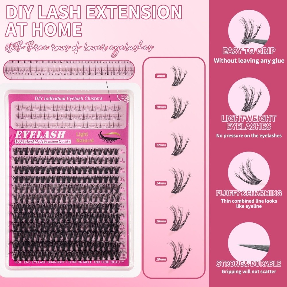 رموش صناعية طبيعية المظهر بطول - مراجعة Eyelash Extension Natural Look وسعره