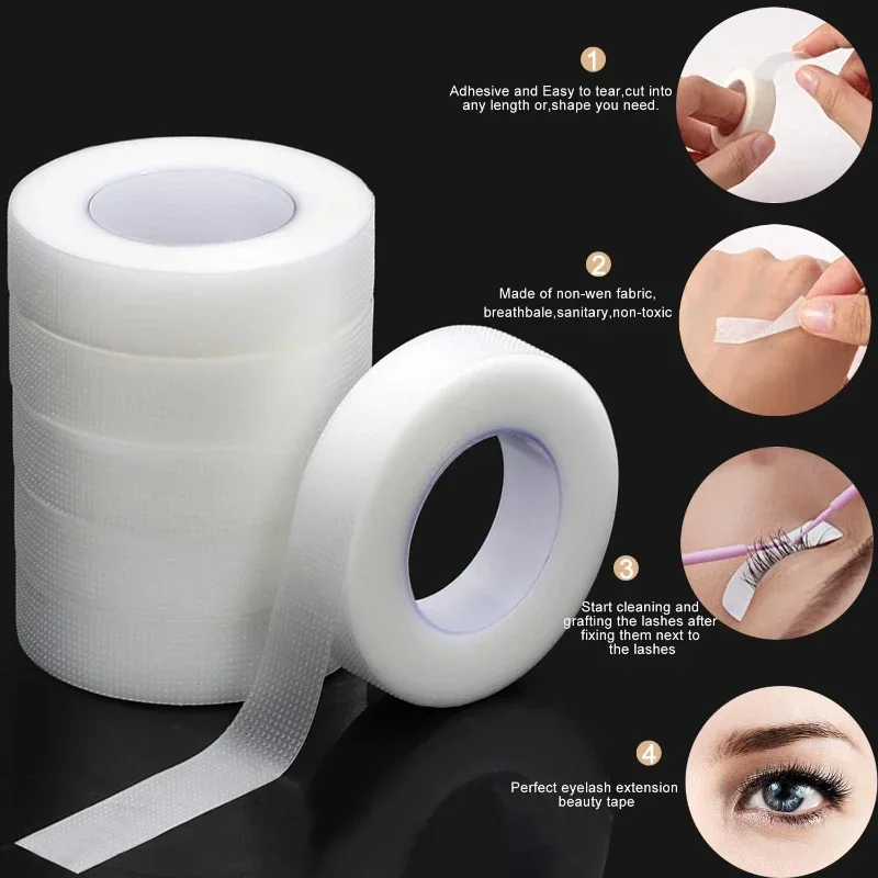 شريط رموش شفاف من نسيج مسامي د - مراجعة Eyelash Extension Remover At Home وسعره