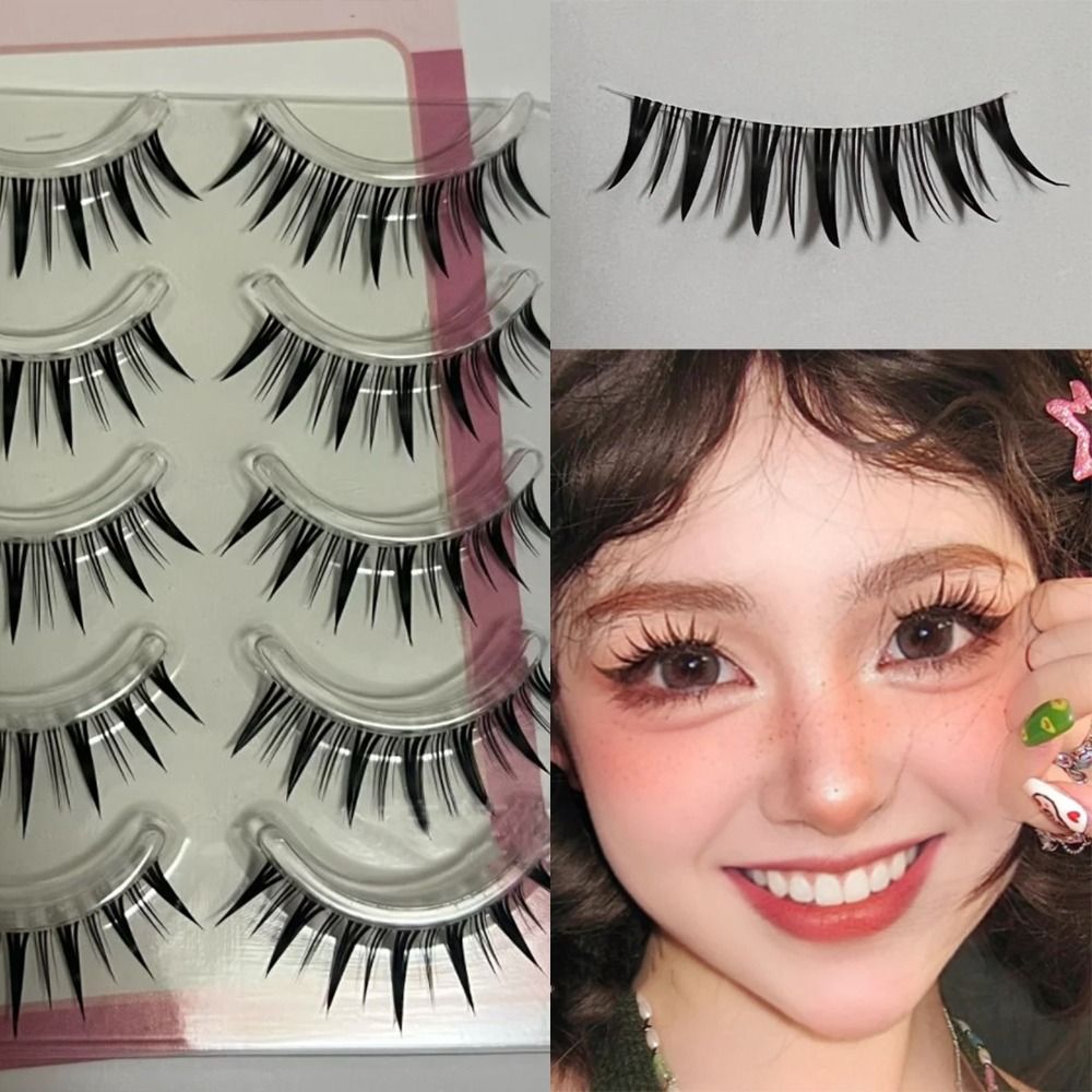 5 أزواج من الرموش الصناعية الي - مراجعة Eyelash Extension Japanese وسعره