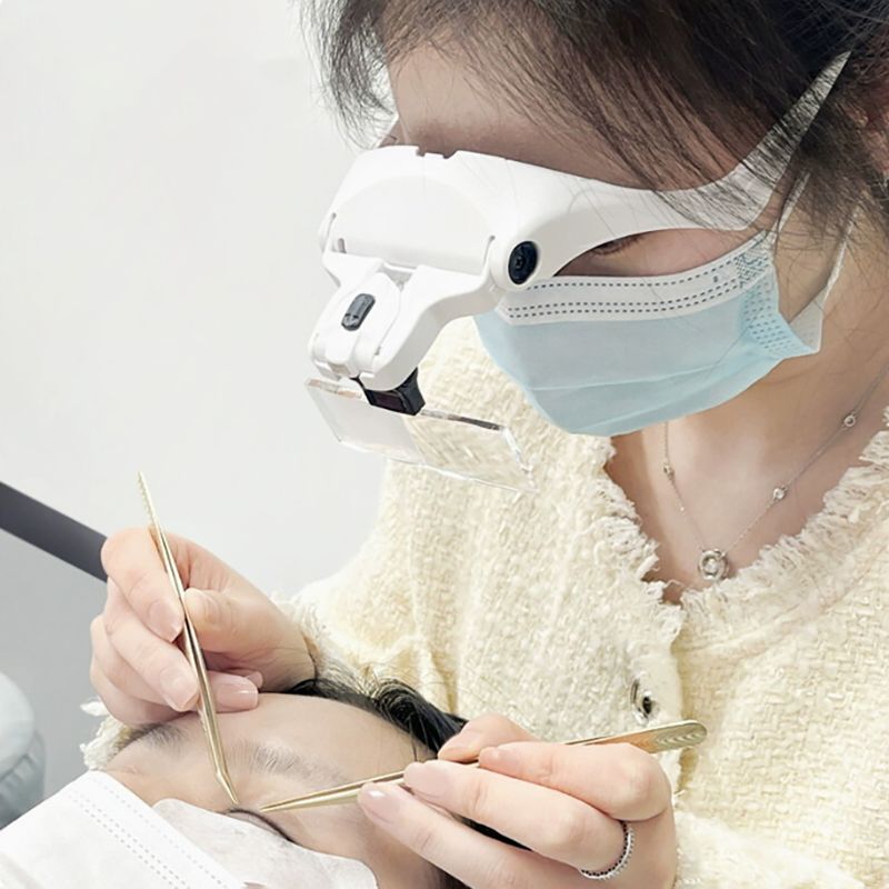 5 قطعة عدسة قابل للتعديل المكب - مراجعة Eyelash Extension With Glasses وسعره